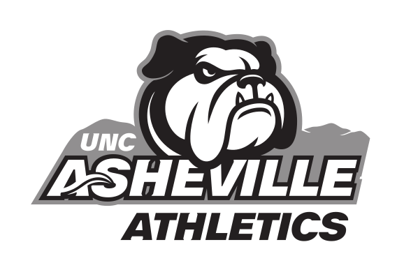 UNC Asheville Athletics mascot logo, black/white variant, cell 168