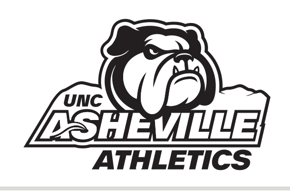 UNC Asheville Athletics mascot logo, black/white variant, cell 169
