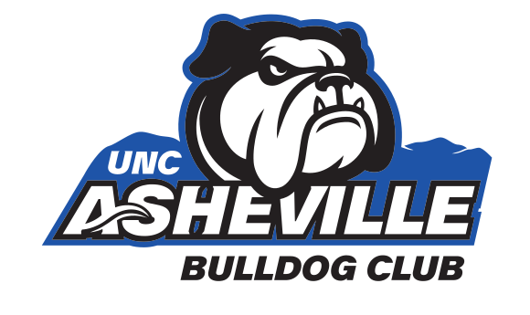UNC Asheville Bulldog Club mascot logo, color variant, cell 178