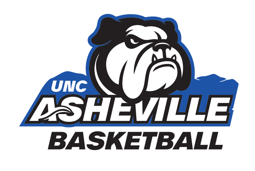 UNC Asheville Bulldog, Basketball full color on gray variant, cell 195