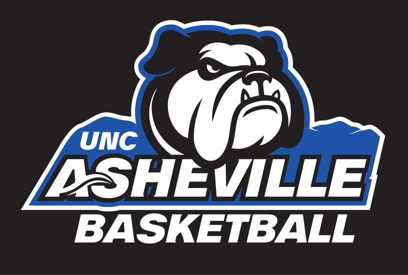 UNC Asheville Bulldog, Basketball full color on black variant, cell 196