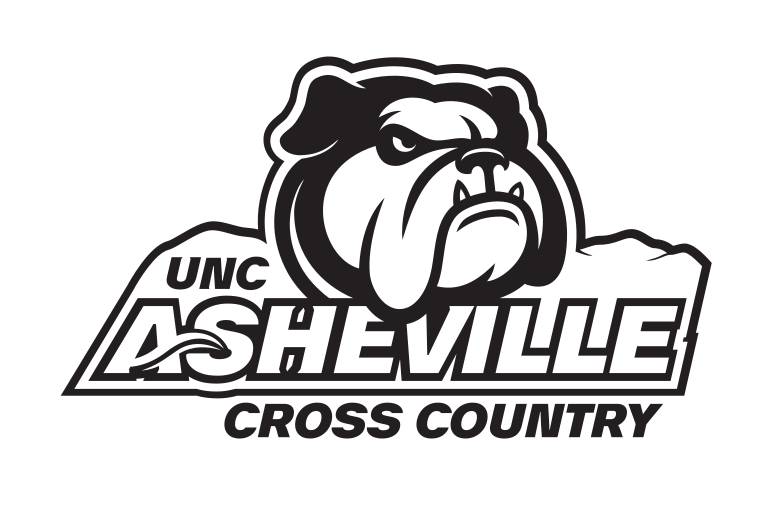 UNC Asheville Bulldog, black outline Cross Country variant, cell 217