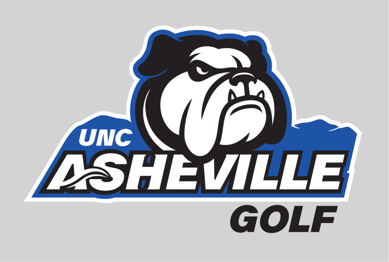 UNC Asheville Bulldog, Golf, color on grey variant, cell 239