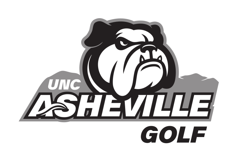 UNC Asheville Bulldog, Golf, color on white variant, cell 240