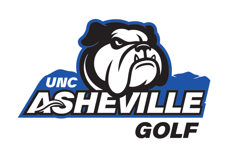 UNC Asheville Bulldog, Golf, color on grey variant, cell 243