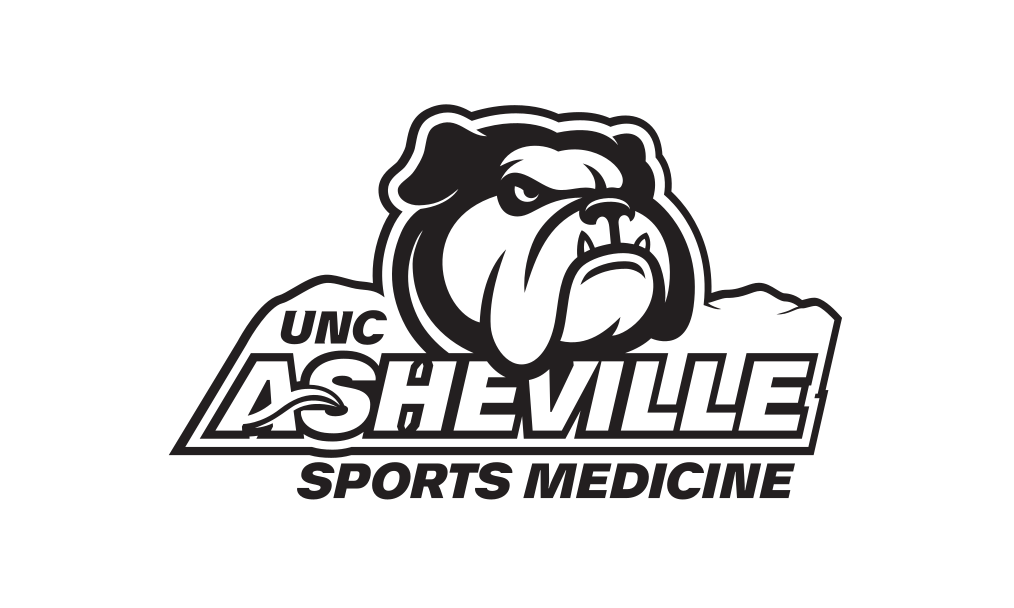 UNC Asheville Bulldog, Sports Medicine, black/white, black text variant, cell 281
