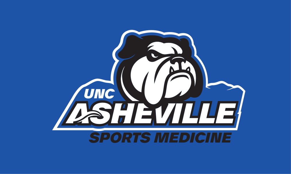 UNC Asheville Bulldog, Sports Medicine, white/blue, black text variant, cell 282