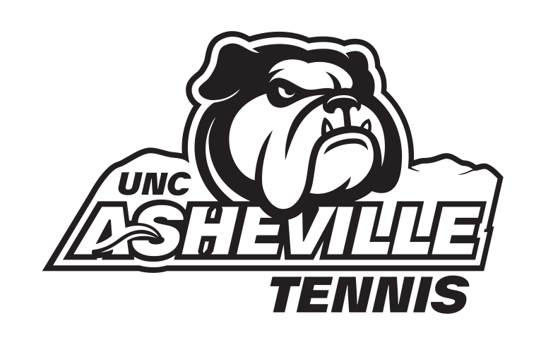 UNC Asheville Bulldog, Tennis, black/white variant, cell 305