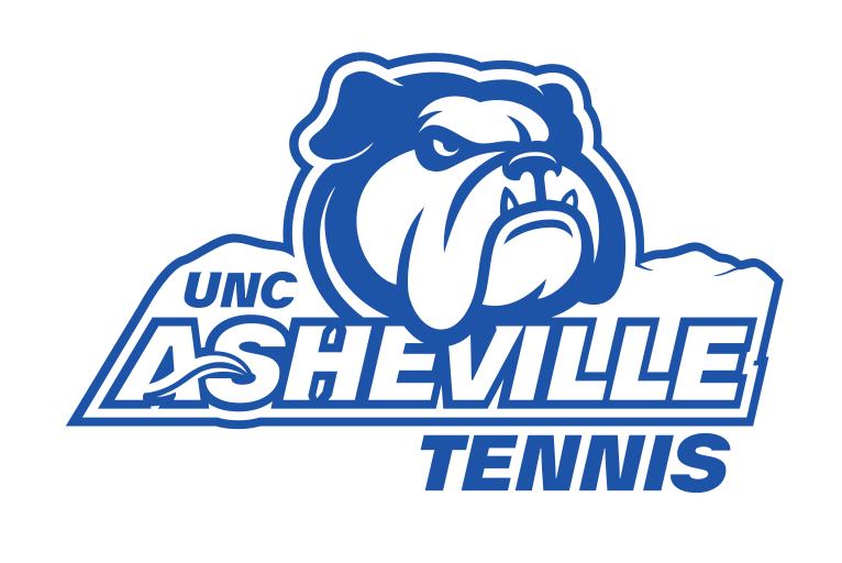 UNC Asheville Bulldog, Tennis, blue outline variant, cell 309
