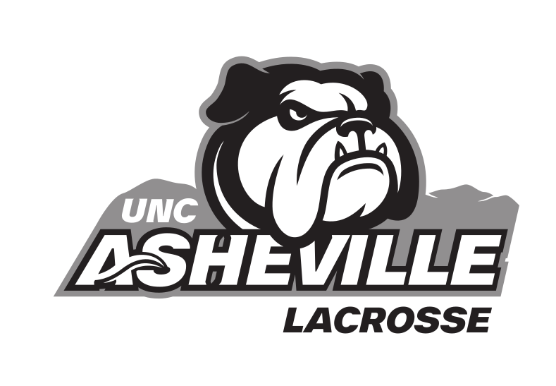UNC Asheville Lacrosse logo, black on white variant, cell 248