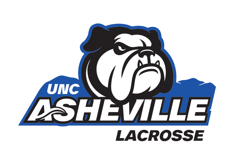 UNC Asheville Lacrosse logo, color on white variant, cell 251