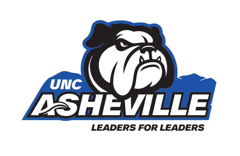 UNC Asheville Leaders for Leaders logo, color on white variant, cell 259