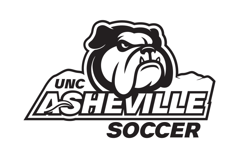 UNC Asheville Bulldog with SOCCER wordmark, black variant, cell 273