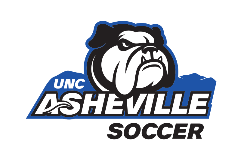 UNC Asheville Bulldog with SOCCER wordmark, full color variant, cell 275