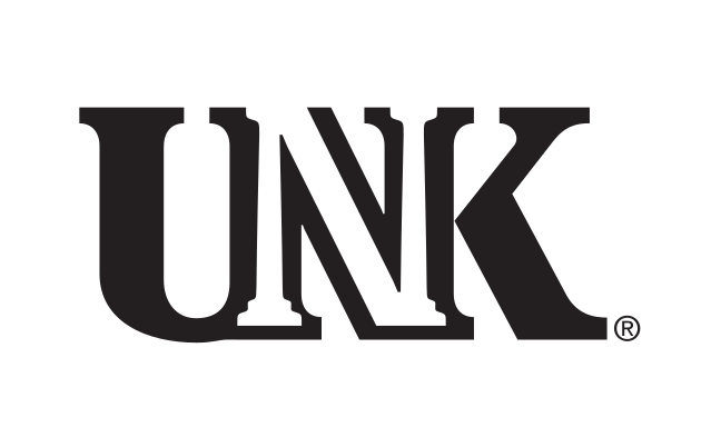 UNK lettermark, black variant, cell 3