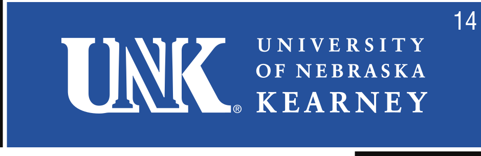 UNK horizontal lockup, white on blue variant, cell 14