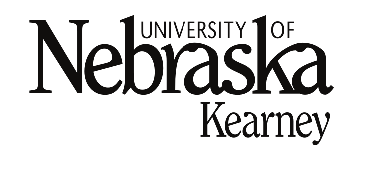 University of Nebraska Kearney wordmark (serif), black variant, cell 27