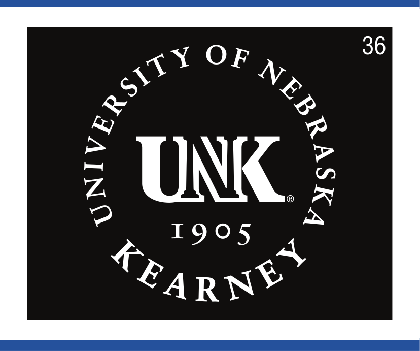 UNK seal, white on black variant, cell 36