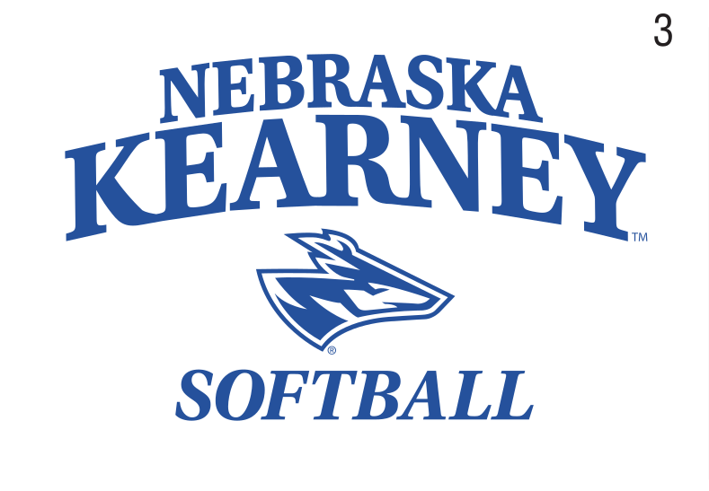Nebraska Kearney Softball logo, standard variant, cell 137