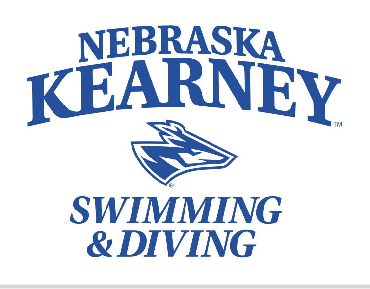 Nebraska Kearney Swimming & Diving logo, standard variant, cell 140