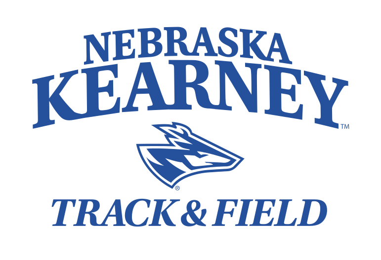 Nebraska Kearney Track & Field logo, standard variant, cell 142