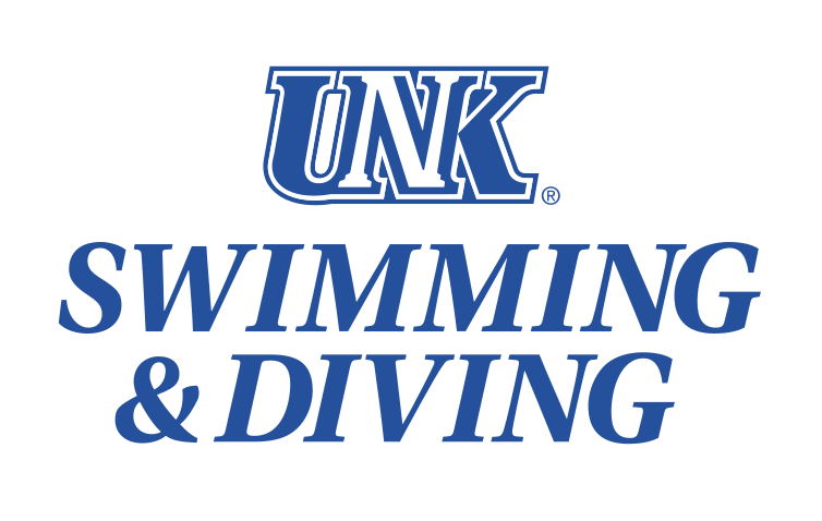 UNK Swimming & Diving wordmark, standard variant, cell 146