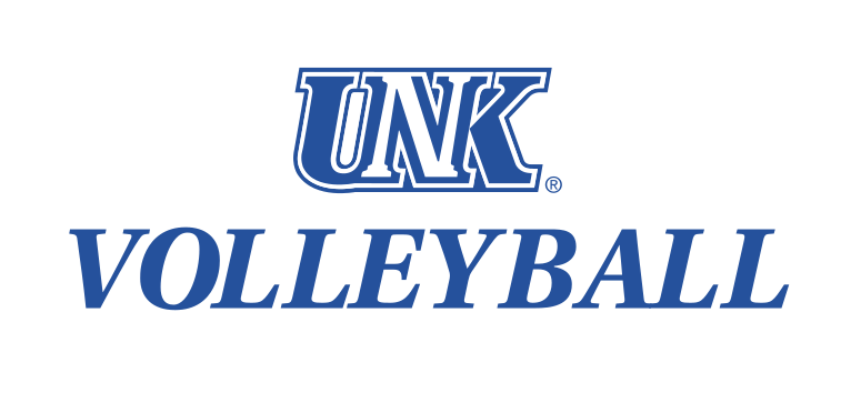 UNK Volleyball wordmark, standard variant, cell 155