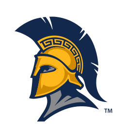 Spartan mascot head, full color on white variant, cell 11