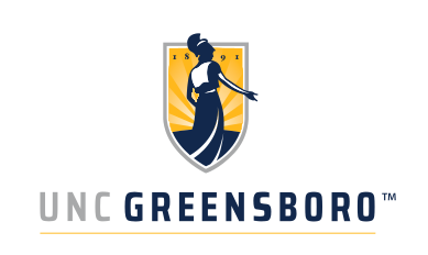 UNC Greensboro logo, full color variant, cell 45