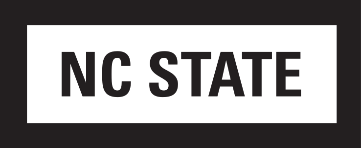 NC State wordmark, black on white variant, cell 47