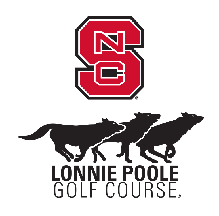 Lonnie Poole Golf Course logo, full color variant, cell 51