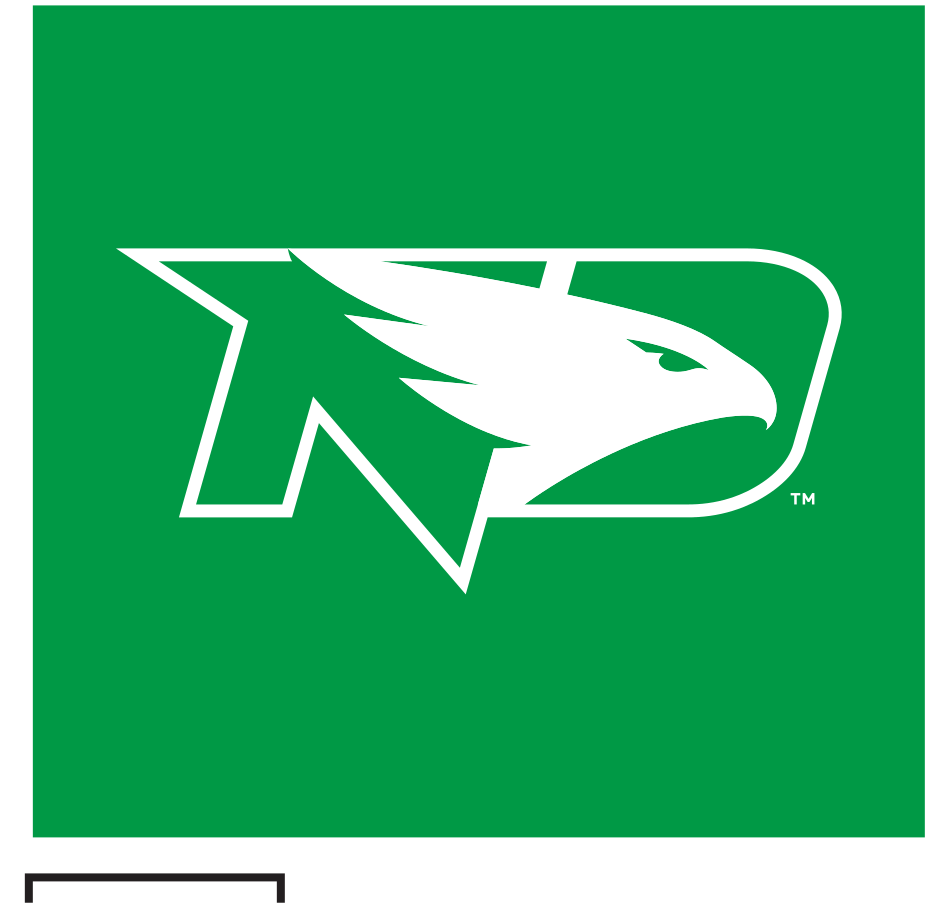 Hawk Head logo, full color with outline on white variant, cell 17