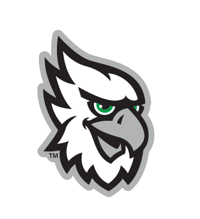 mascot mark, head angled color variant, cell 98