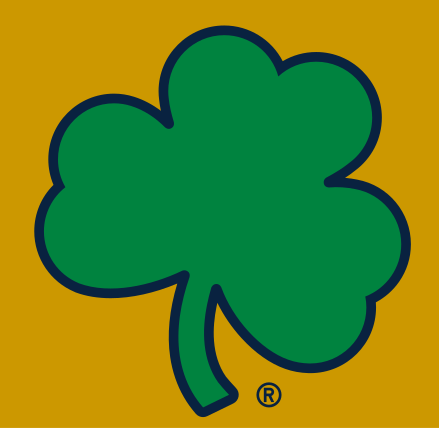 Spirit Mark, Shamrock Green/Navy on Gold variant