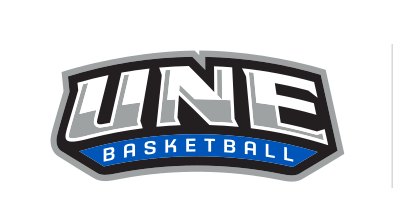 UNE Basketball logo, color on white, Option 2 variant, cell 72