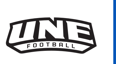 UNE Football logo, black on white, Option 2 variant, cell 82