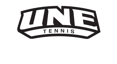 UNE Tennis logo, black on white, Option 2 variant, cell 112