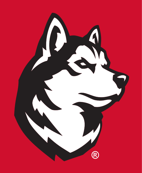 King Husky head, black/white on red variant, cell 34