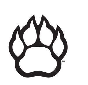 paw print, 1-color black variant, cell 23