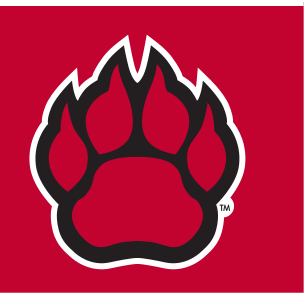 paw print, 2-color on red variant, cell 25