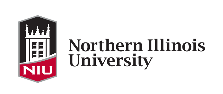 NIU stacked horizontal lockup, color variant, cell 82