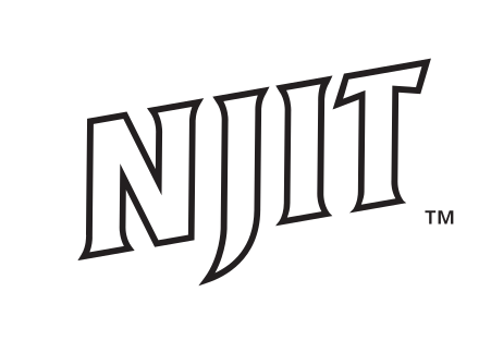 NJIT wordmark, black outline on white variant, cell 50