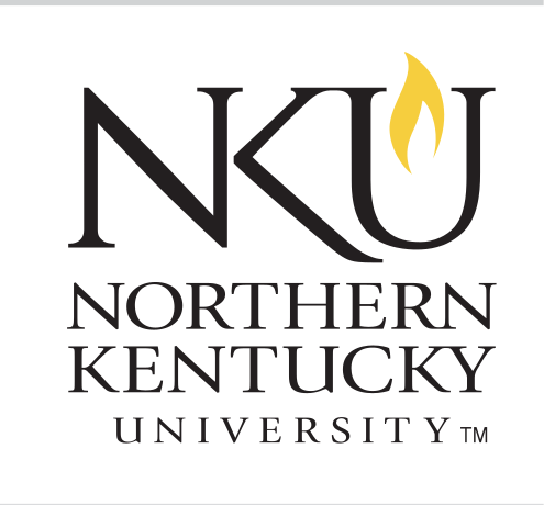 NKU Institutional Mark, stacked, black and gold variant, cell 11