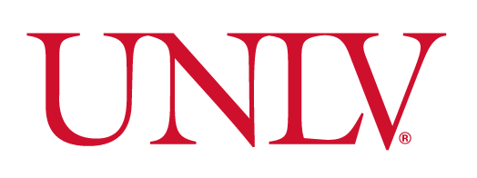UNLV wordmark, red variant, cell 25