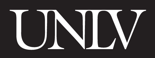 UNLV wordmark, white variant, cell 27