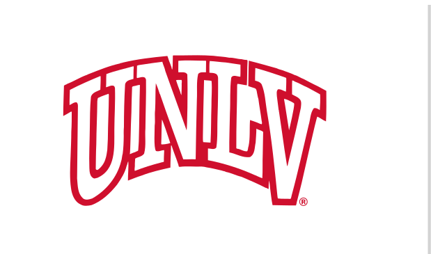 Arched UNLV, red outline variant, cell 8