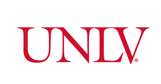 UNLV wordmark, red variant, cell 25