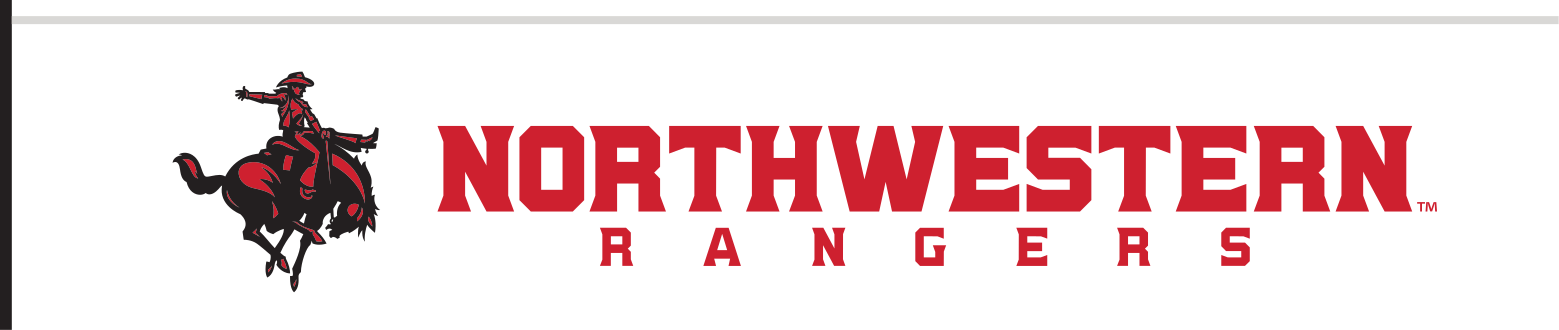 signature mark, horizontal small mascot, full color on white, alt red variant, cell 31