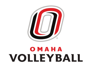 Omaha Volleyball, stacked color variant, cell 111