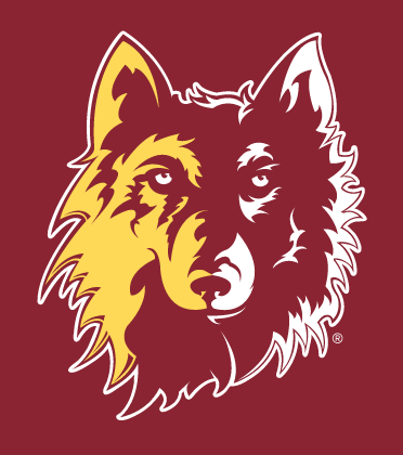 Wolf Head, gold and maroon variant, cell 12